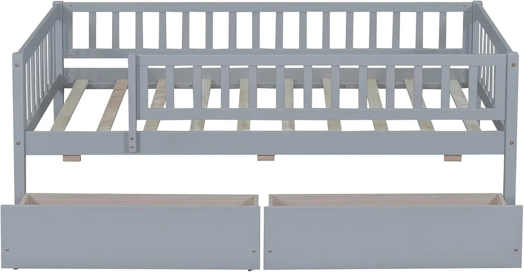 Twin Kids Bed with Storage