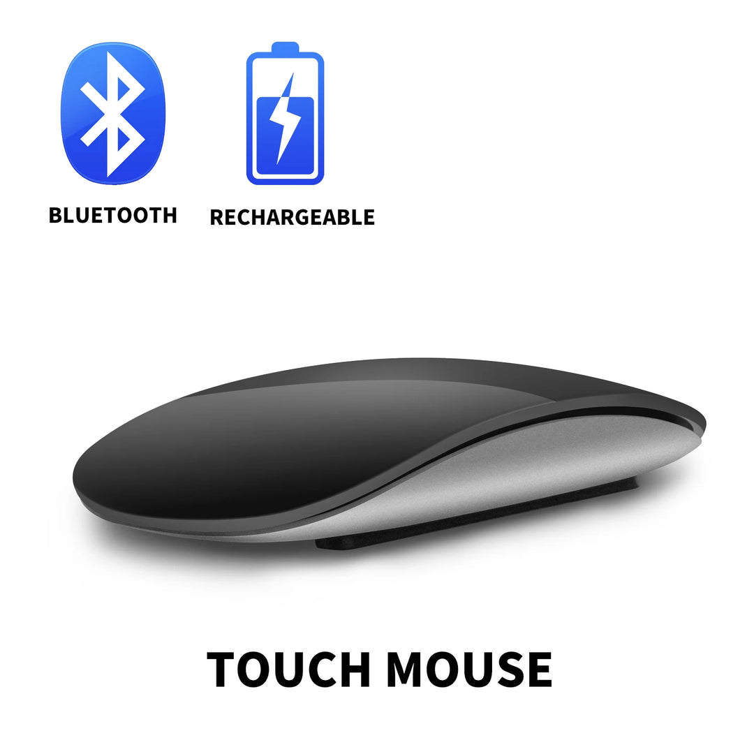 Wireless Bluetooth Silent Magic Computer Mouse Dual-Mode Rechargeable Touch Slim Ergonomic PC Mice For Apple Macbook Microsoft