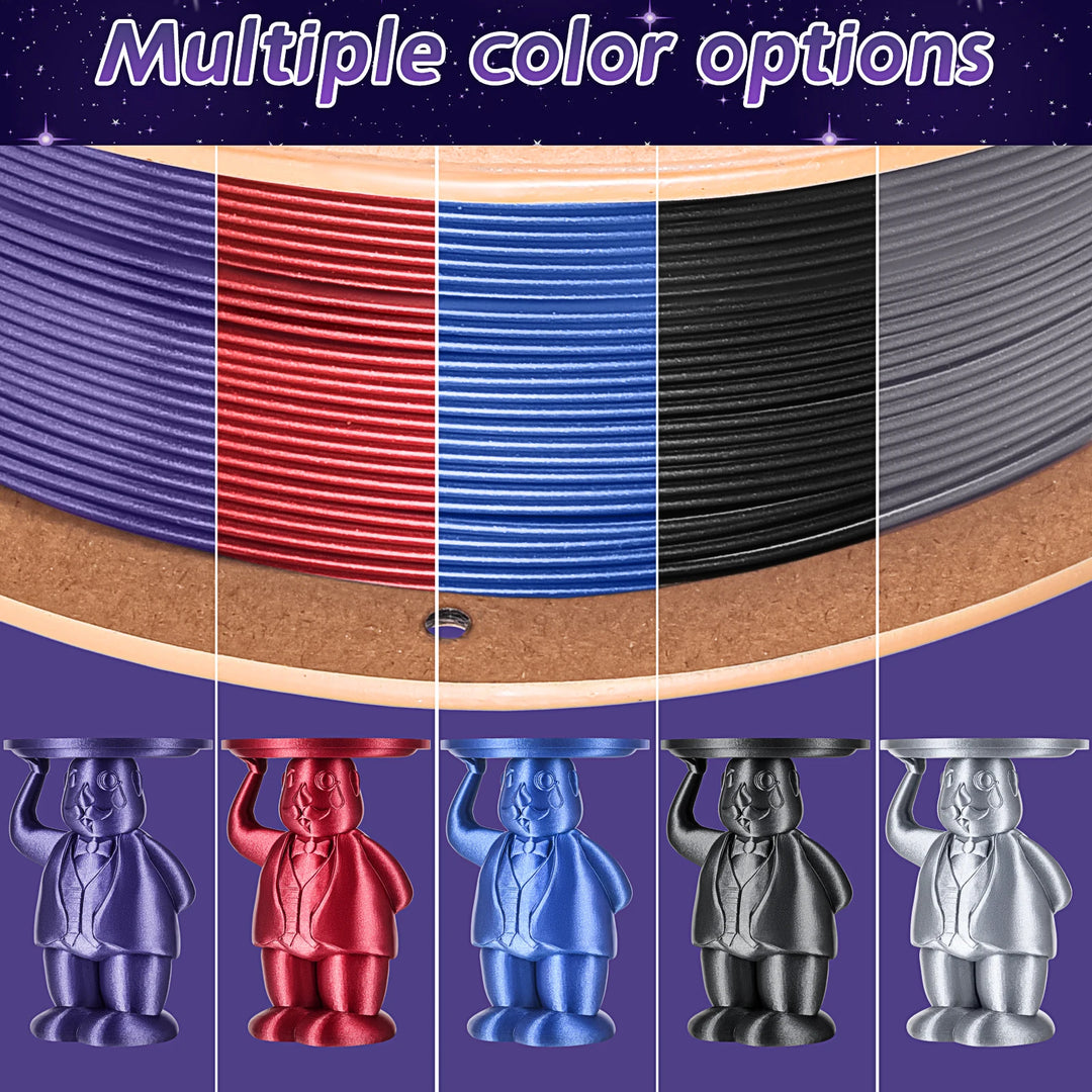 Eryone 3D Printer Glitter Pla Filament For 3D Printer Perfect Spooled(1kg)- 1.75mm Sparkle Shining Material Glittering Filaments