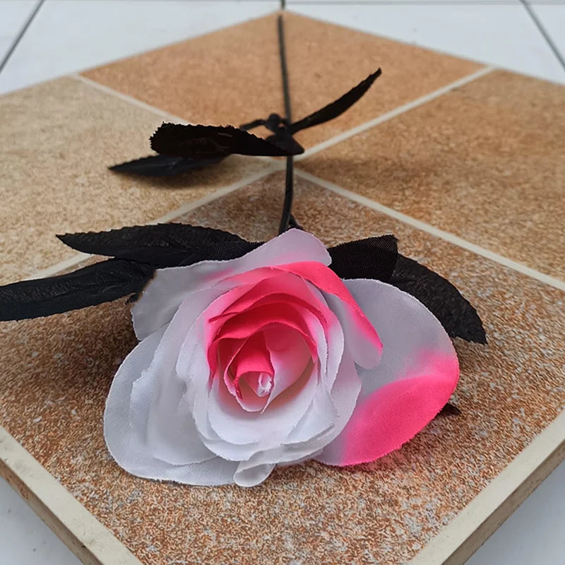 Artificial Black Rose Heads