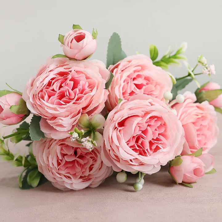 Artificial Peony Rose Bouquet