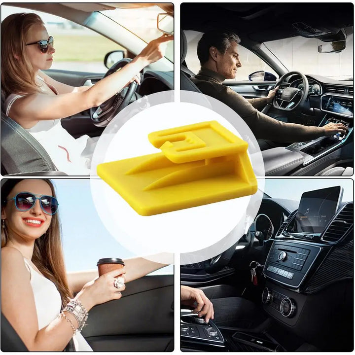 Windshield Toll Pass Clip Removable Car Toll Pass Clip Holder For Windshield Electronic Toll Pass Support Women Men Enjoy Riding