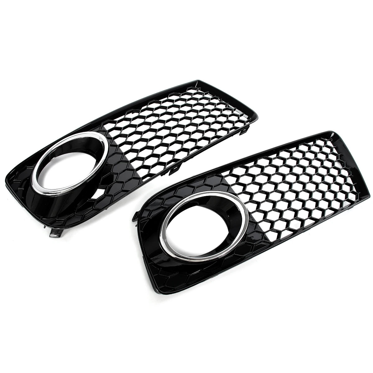 For Audi TT MK2 8J Front Bumper Fog Light Grills Grille Honeycomb Mesh Fog Light Lamp Cover 2010 2011 2012 2013 2014  8J0807682J