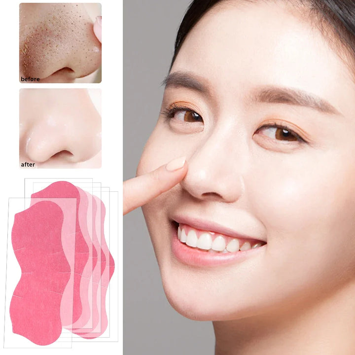 Peel Off Nose Blackhead Remover Strips Deep Cleansing Shrink Pore Acne Treatment Mask Nose Patches Face Skin Care Beauty Tools