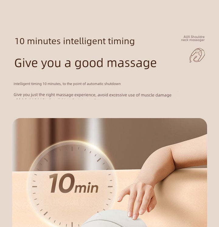 Ox Neck Massager Genuine Goods Back Waist Shoulder Spine Neck Kneading Handy Gadget Trapezius Massage Instrument