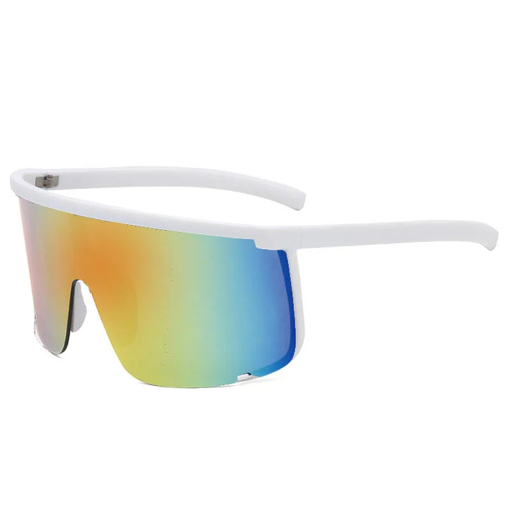 One Piece Sunglasses Men Onepiece 2021 Women Oversize Shield Visor Women Sexy Fashion Men Flat Top Windproof Sport Sunglasses