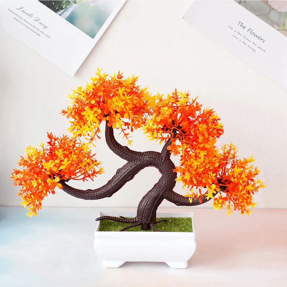 Artificial Potted Bonsai Tree Decor