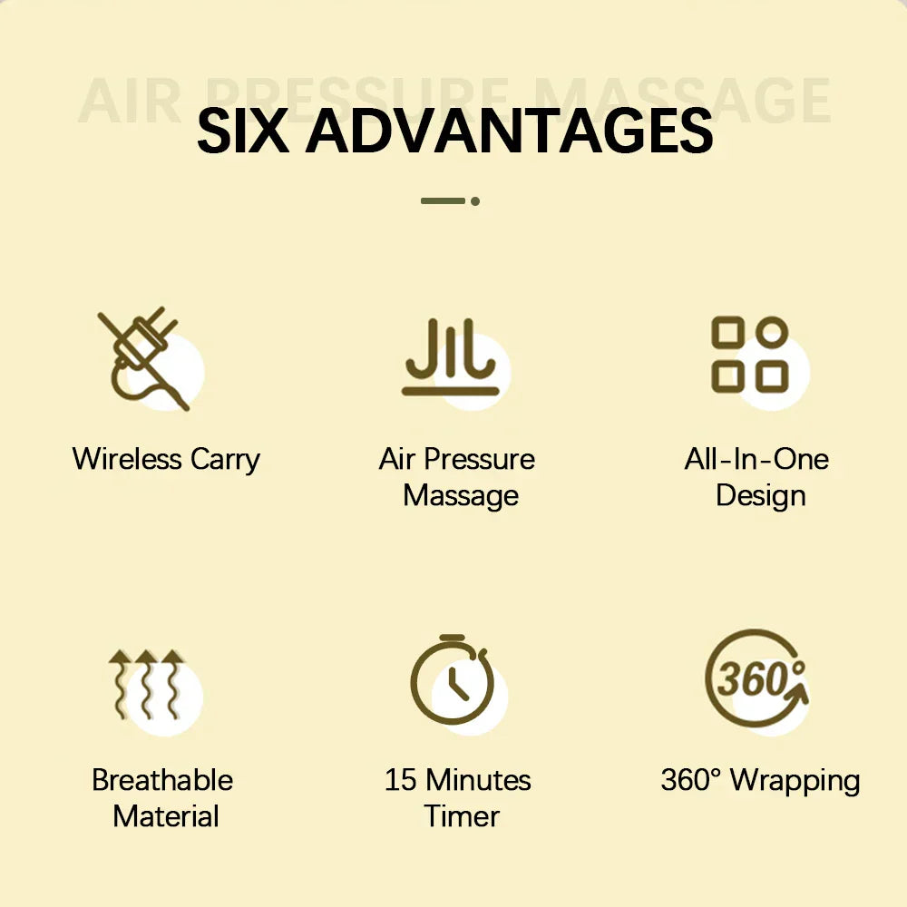 Wireless 360 Air Pressure Calf Massager