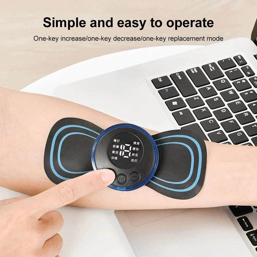 Mini EMS Neck Massager & Back Pain Relief Patch