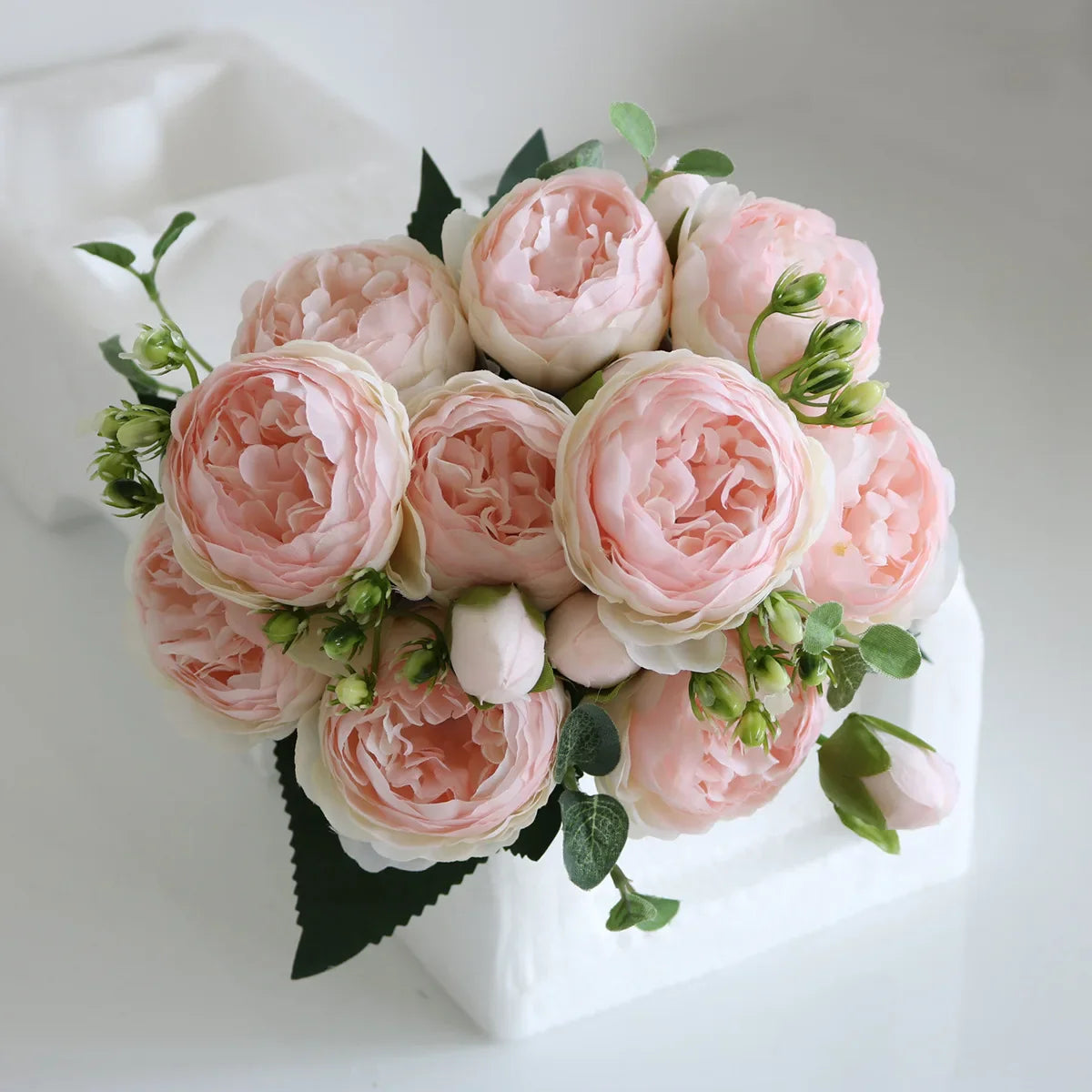 Artificial Peony Rose Bouquet