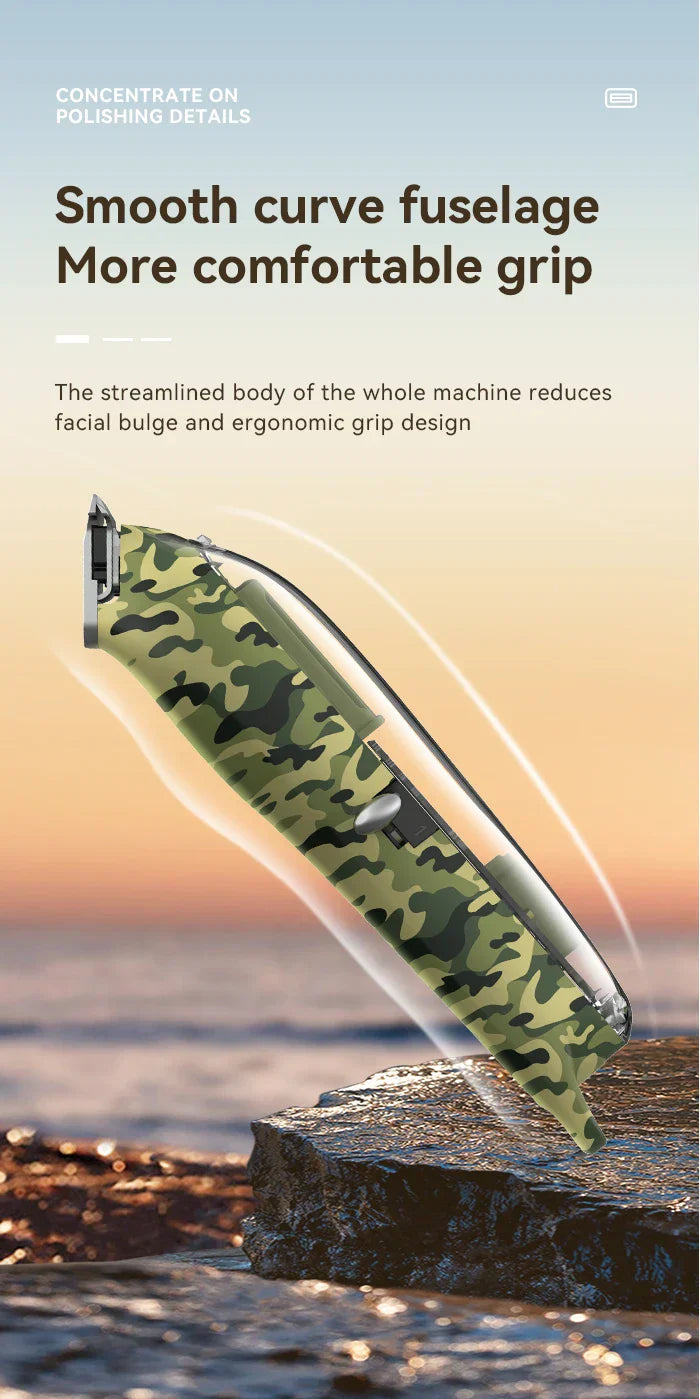 Kemei Transparent Body Electric Hair Clippers Kit KM-1926 KM-1928 Rechargeable Trimmer KM-TX7 Waterproof Men's Shaver Barber