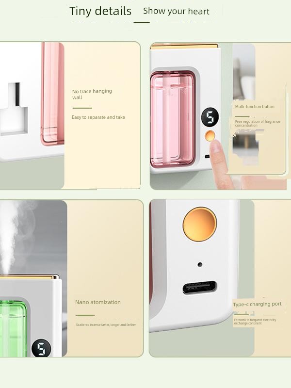 Perfume Machine Automatic Spray Aerosol Dispenser Domestic Aroma Diffuser Fragrance Machine Cachin Aroma Diffuser Ultrasonic Aroma Diffuser Fragrance