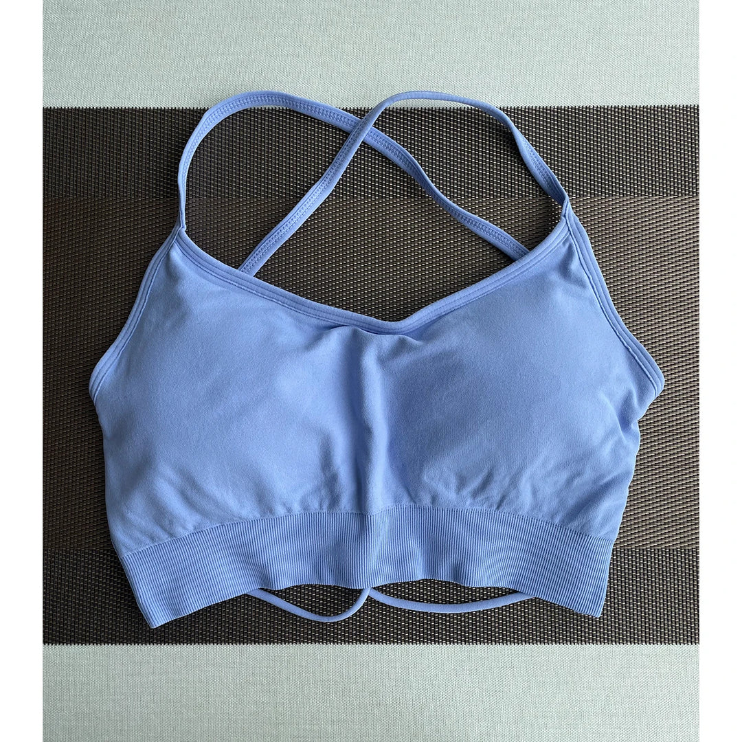 New Invincible Seamless Bra Spandex  Woman Fitness Elastic Breathable Breast Enhancement Leisure Sports Underwear