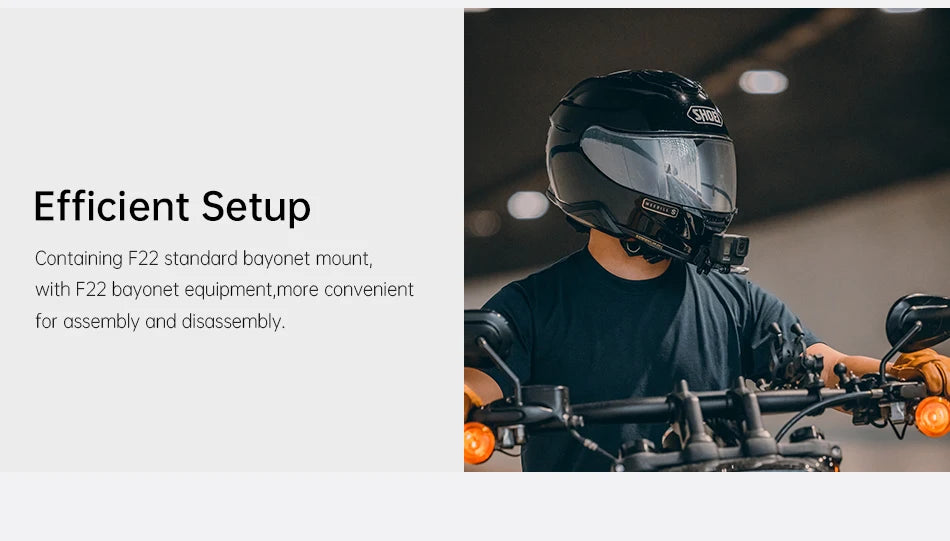 Ulanzi FALCAM F22 Quick Release Ballhead /Quick Release Clip for Gopro Action Camera Sports Camera Quick Mounting