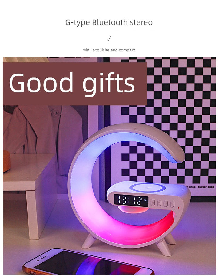 Wireless Charging Atmosphere Speaker Girl Fancy Night Light