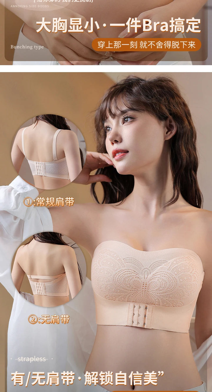 Front Closure Posture Corrector Bras M-6XL Women Sports Underwear Sleep Bras Butterfly Beaty Back Bralette Humpback Correct Tops