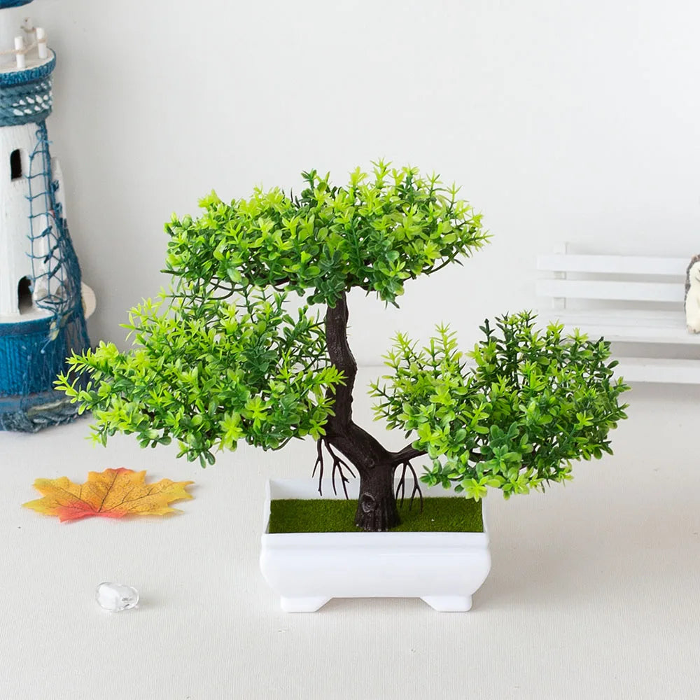 Artificial Potted Bonsai Tree Decor