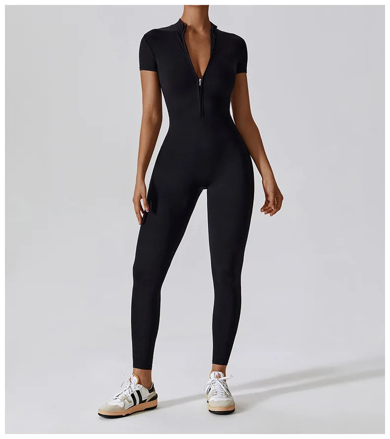 New Yoga Clothes Suit Workout Sports Set Women Bodysuits Gym Set Women Training Siamese Fitness Jumpsuit Female Sportswear