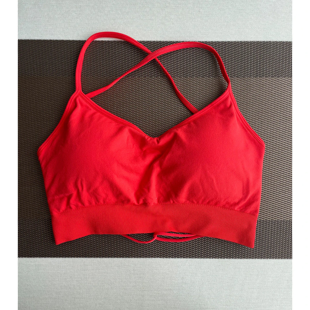 New Invincible Seamless Bra Spandex  Woman Fitness Elastic Breathable Breast Enhancement Leisure Sports Underwear