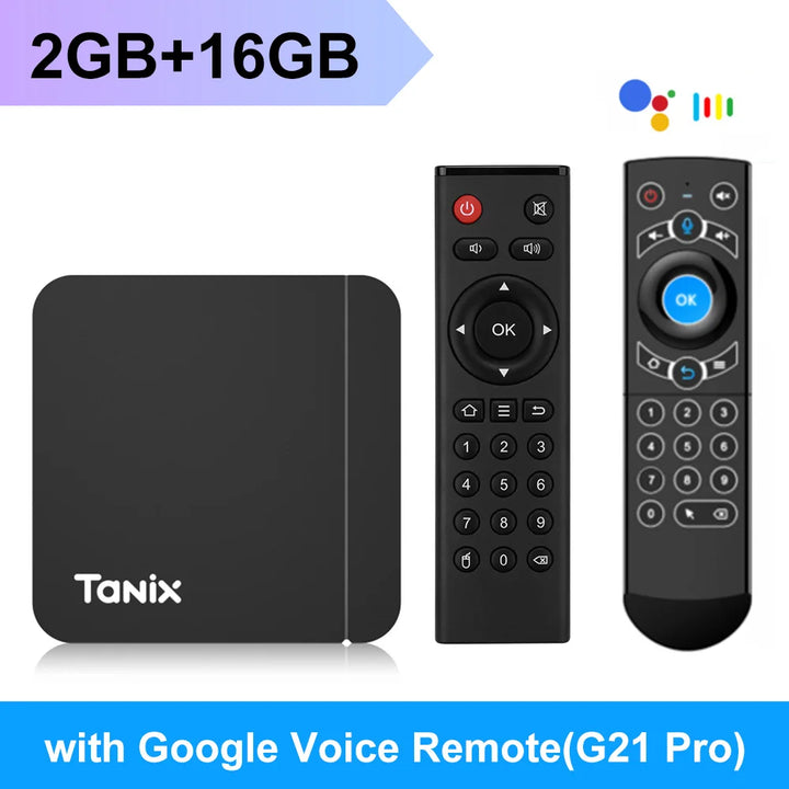 Tanix W2 Smart TV Box Android 11 Amlogic S905W2 4GB 64GB Support AV1 Dual Wifi  Media Player TVBOX Set Top Box 32GB 2GB 16GB
