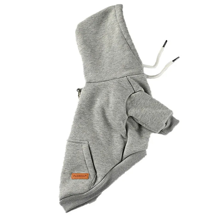 Warm Fleece Dog Hoodie Vest