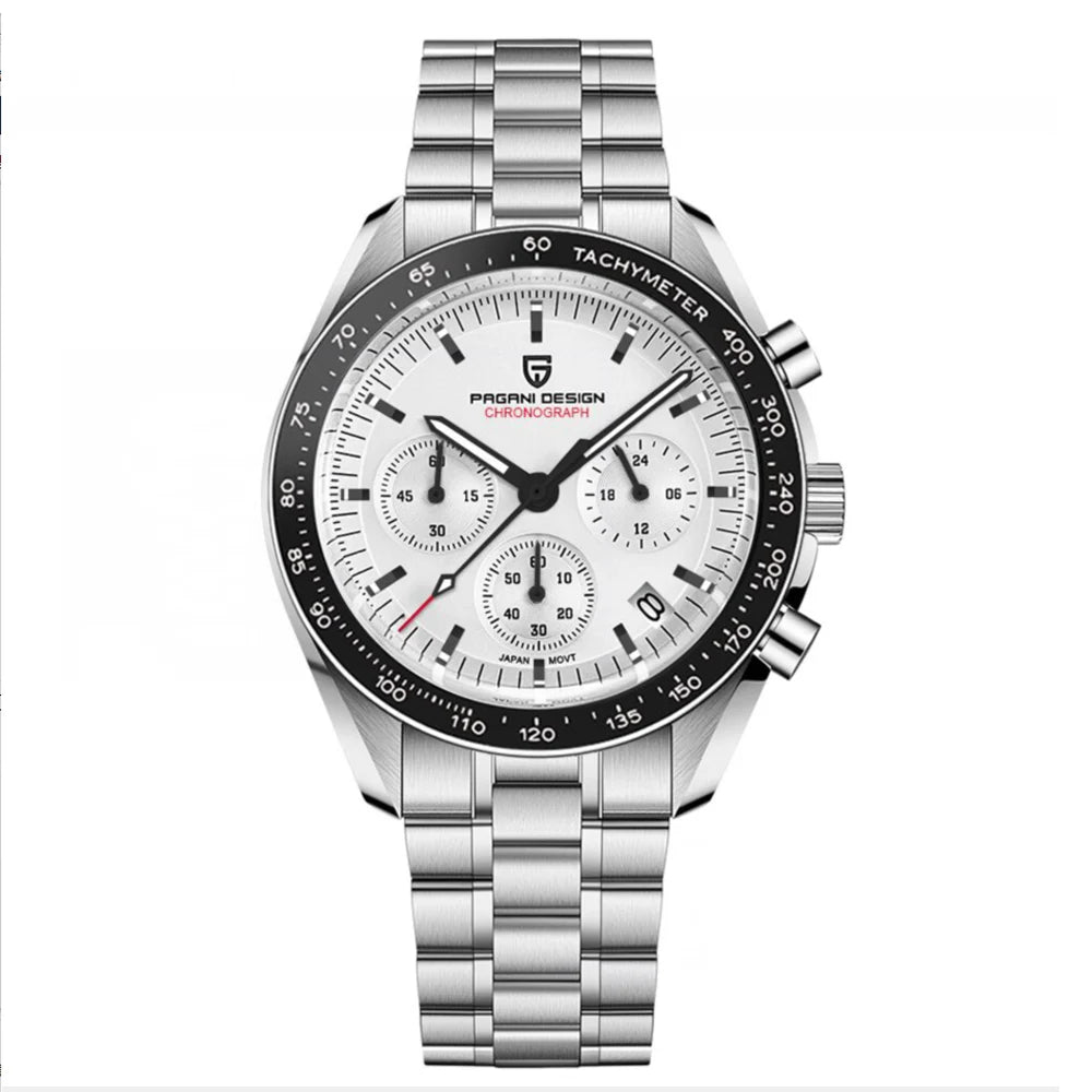 PAGANI DESIGN Watches For Men Chronograph Sapphire Luminous luxury Quartz Wristwatch Waterproof reloj deportivo hombre 2024 NEW