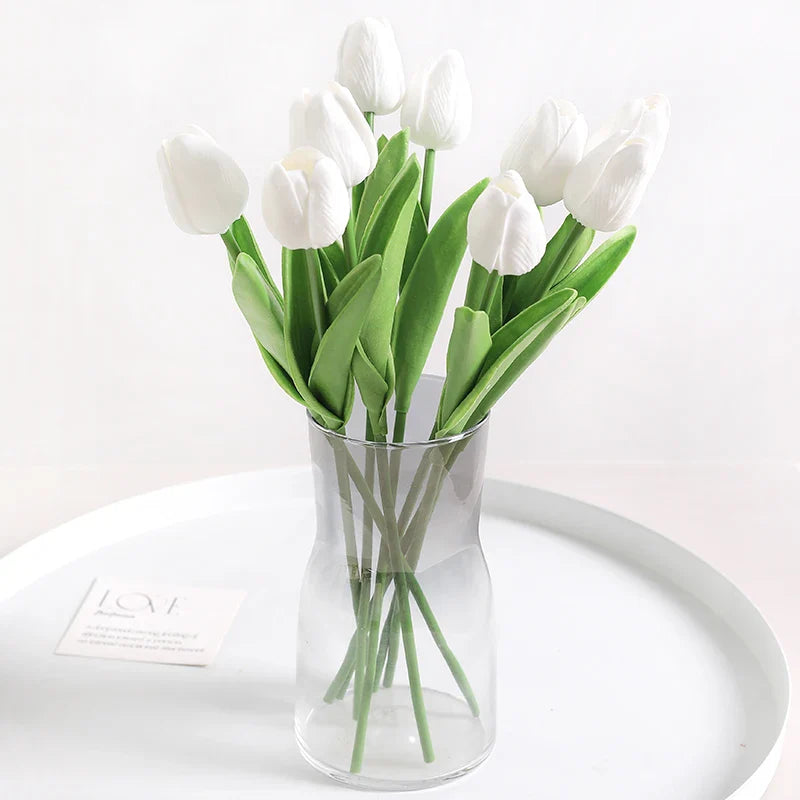 Artificial Tulip Bouquet PE Flowers