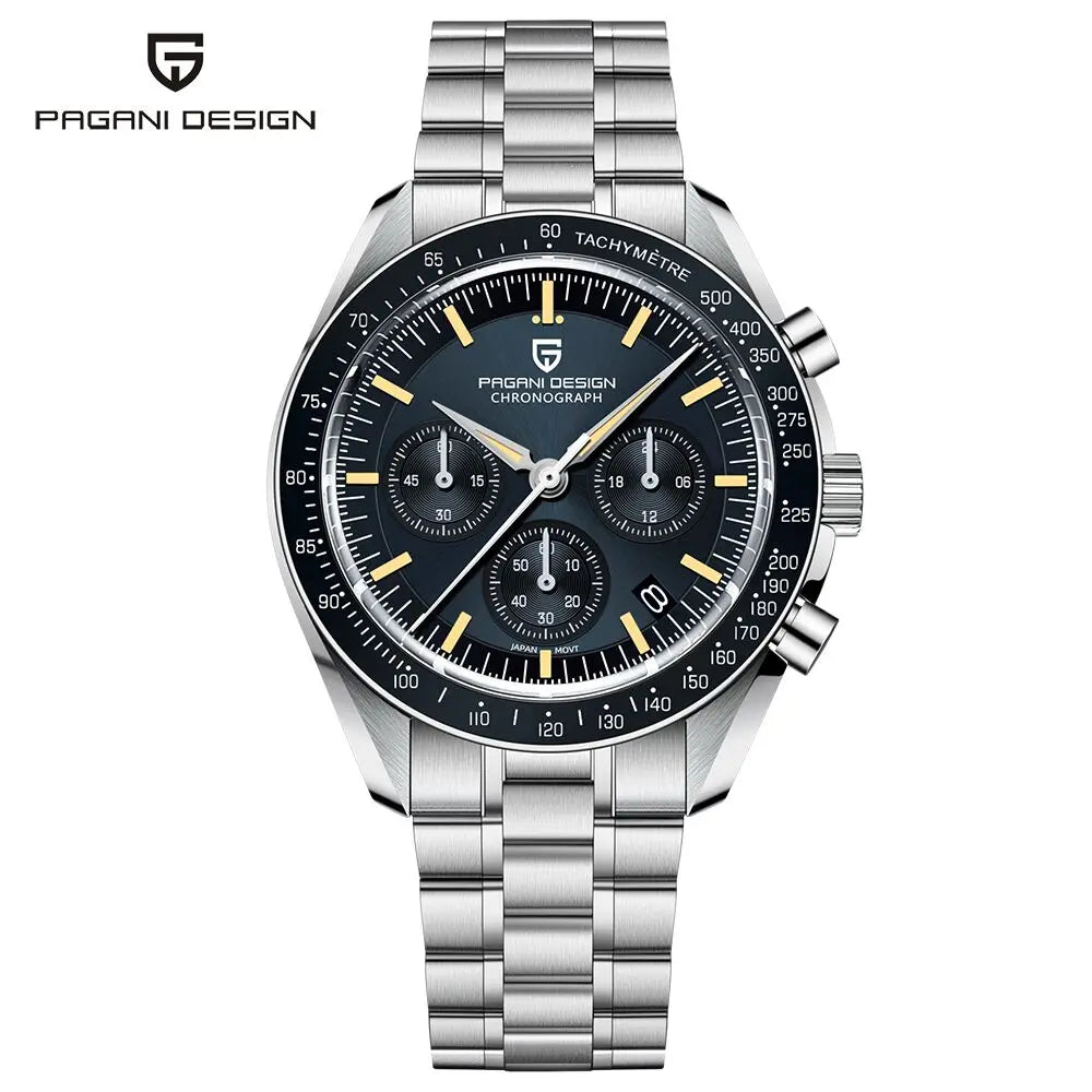 2025 New PAGANI DESIGN Tribute to CK2998 Moon Watch Retro Luxury Quartz Watches For Men Stainless steel Sport Chronograph Man