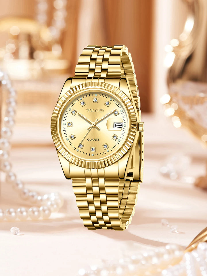 1PC Men's Watch Business Men's Watch with Date Function Alloy Material
