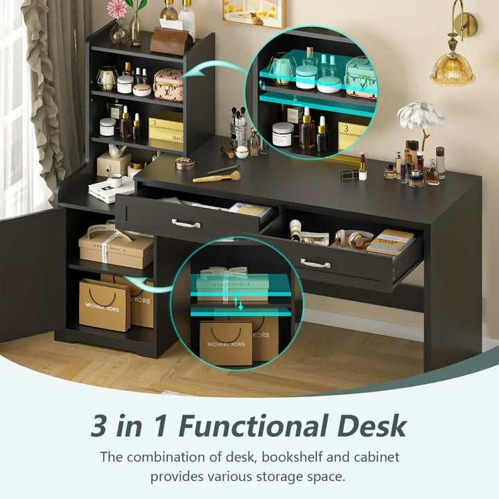 Office Computer Desk with Storage