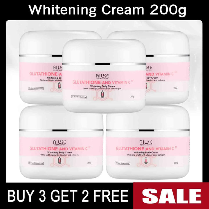 AILKE Lighten Remove Black Spots Facial Skin Care Lotion, Moisturizing Cream Body Glutathion Vitamin C Dark Skin Face New Range