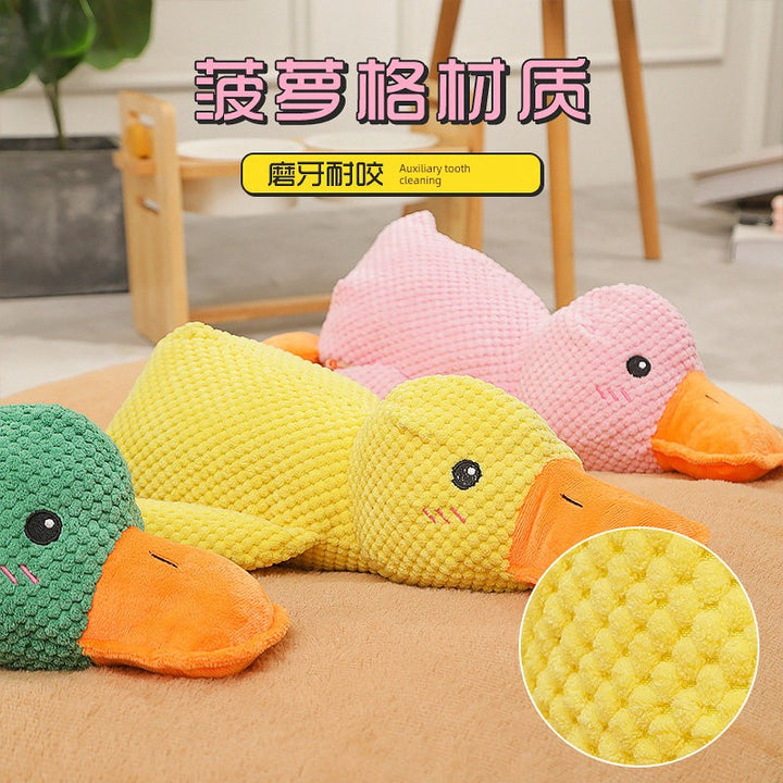 Dog Toy Relieving Stuffy Handy Gadget Self-Hi Stuffed Bite-Resistant Molar Sound Puppy to Sleep with Corgi Interactive Pet Supplies