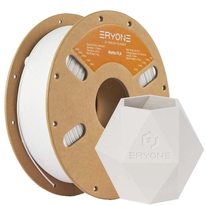 ERYONE Matte PLA Filament 1KG 1.75mm High Quality Spool Matte Filament For 3D Printer New Arrival  Fast Shipping