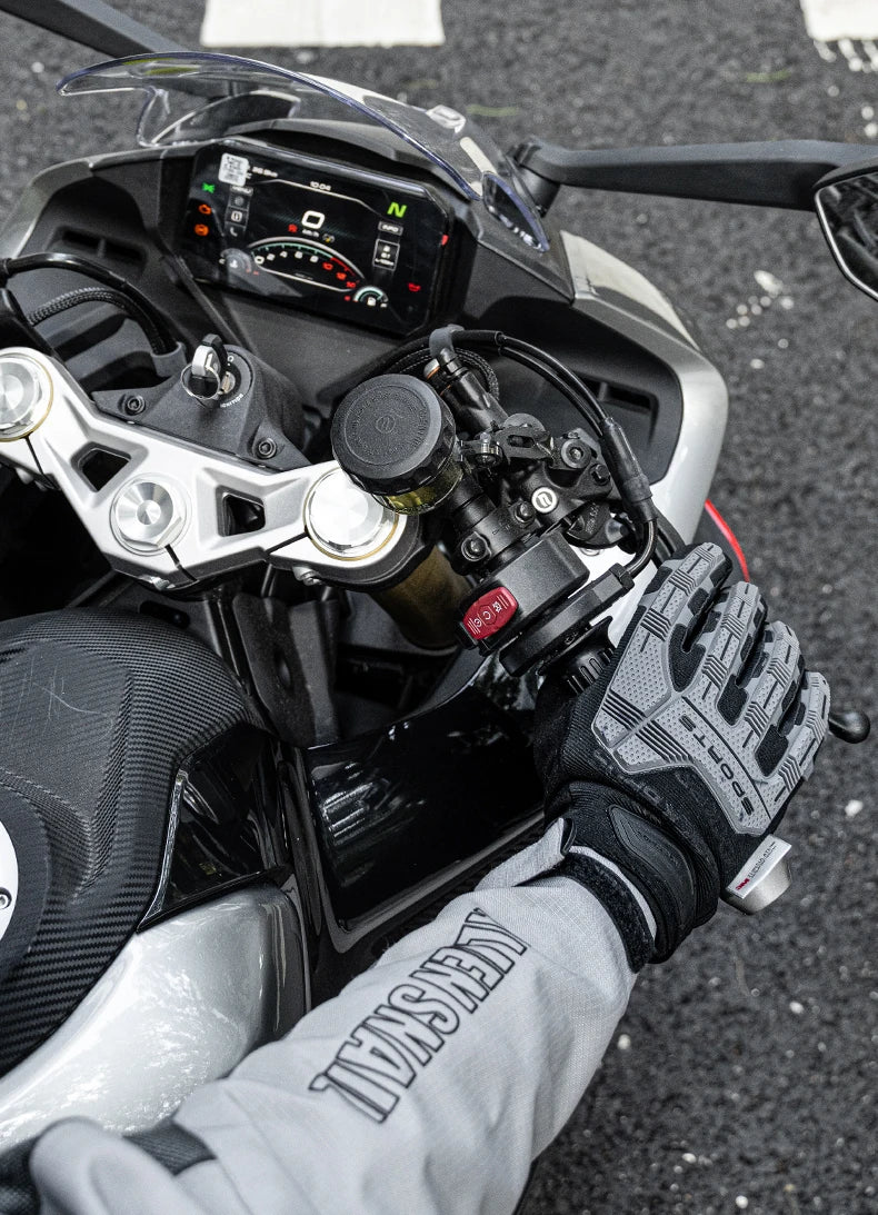 ROCKBROS Cycling Gloves Tactical Gloves SBR Thickened Pad Shockproof Breathable GEL Bike Motorcycle Winter Warmer Full Finger