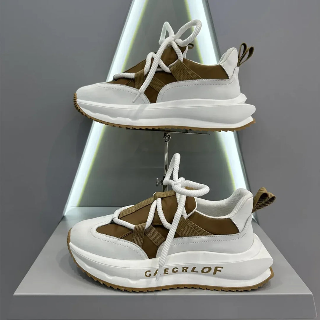 Men Thick Sole Elevated Shoes  Season Comfortable Versatile Breathable Non Slip Sports Shoes Outdoor Travel Casual Shoes