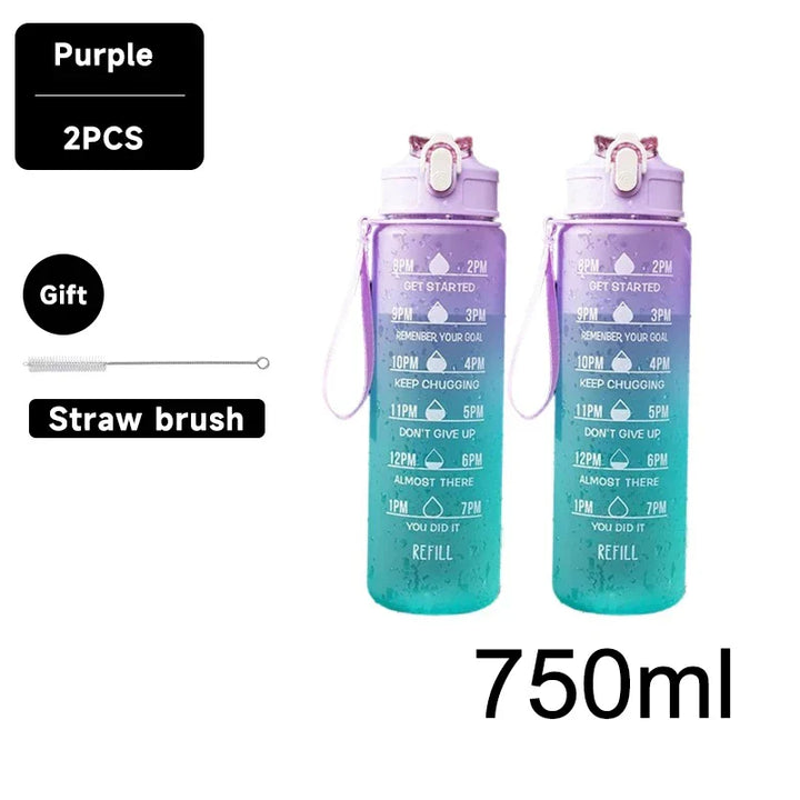 Colorful Plastic Water Bottle For Gym