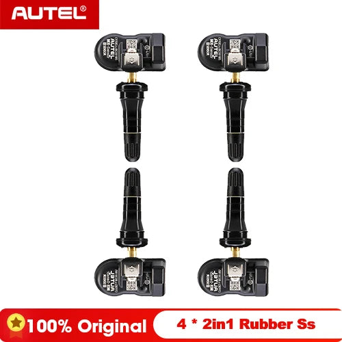 Autel TPMS Sensor MX-Sensor 2in1 315MHz + 433MHz Tire Replacement Sensor OE-Level Programmable & Cloneable TPMS Pressure Sensor