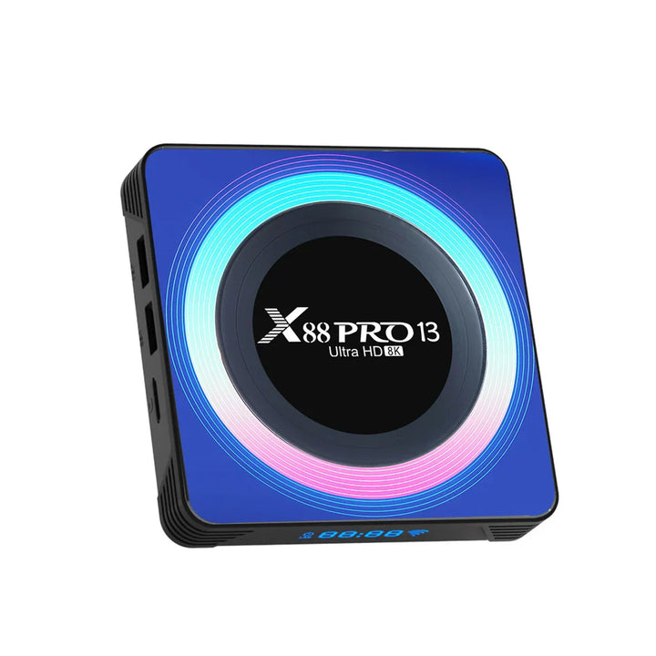 X88 PRO 13 Android 13.0 TV Box Rockchip RK3528 4K 2.4G 5G Wifi 6 64G 32GB 16GB BT5.0 8K Global Media Player