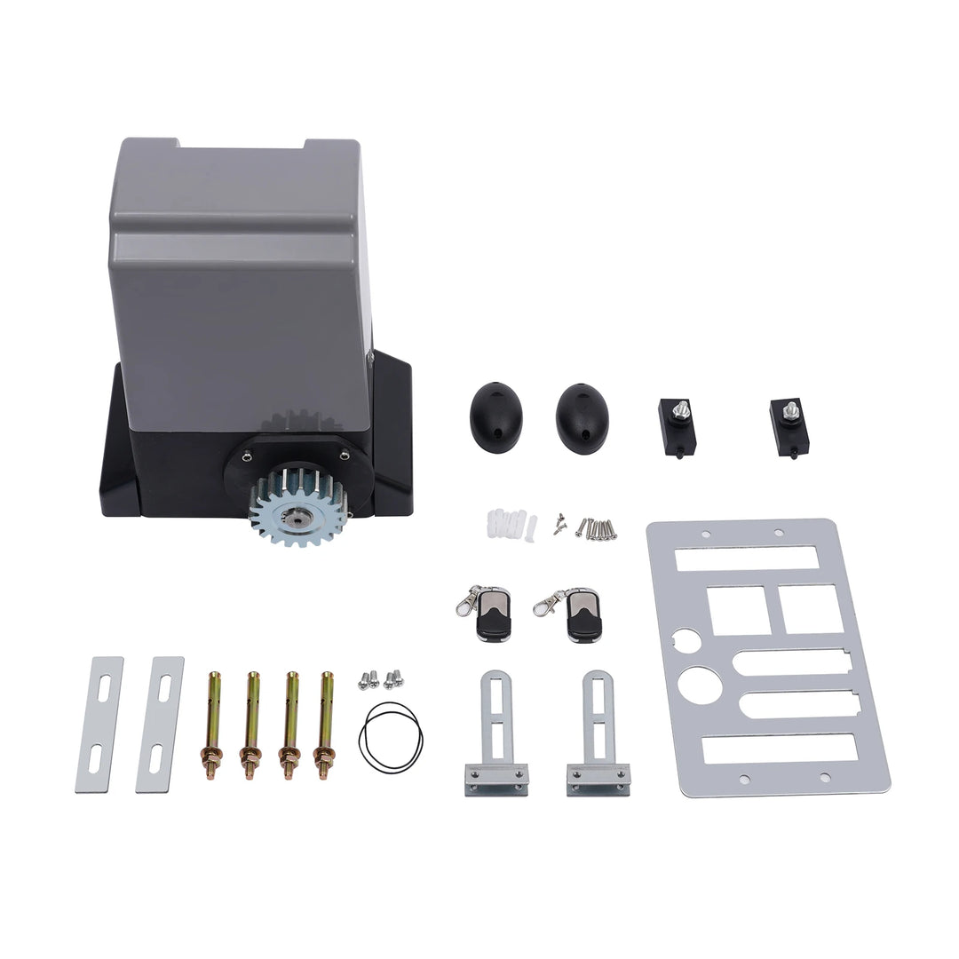 550W/370W/750W 1200KG Sliding Gate Opener Electric Automatic Motor Remote Kit Heavy Duty