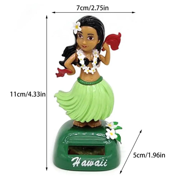HulaGirl Dashboard Doll HulaGirl Dashboard Hawaii Dancing Girl Car Dashboard Decorations Solar Dancing Figure Toy