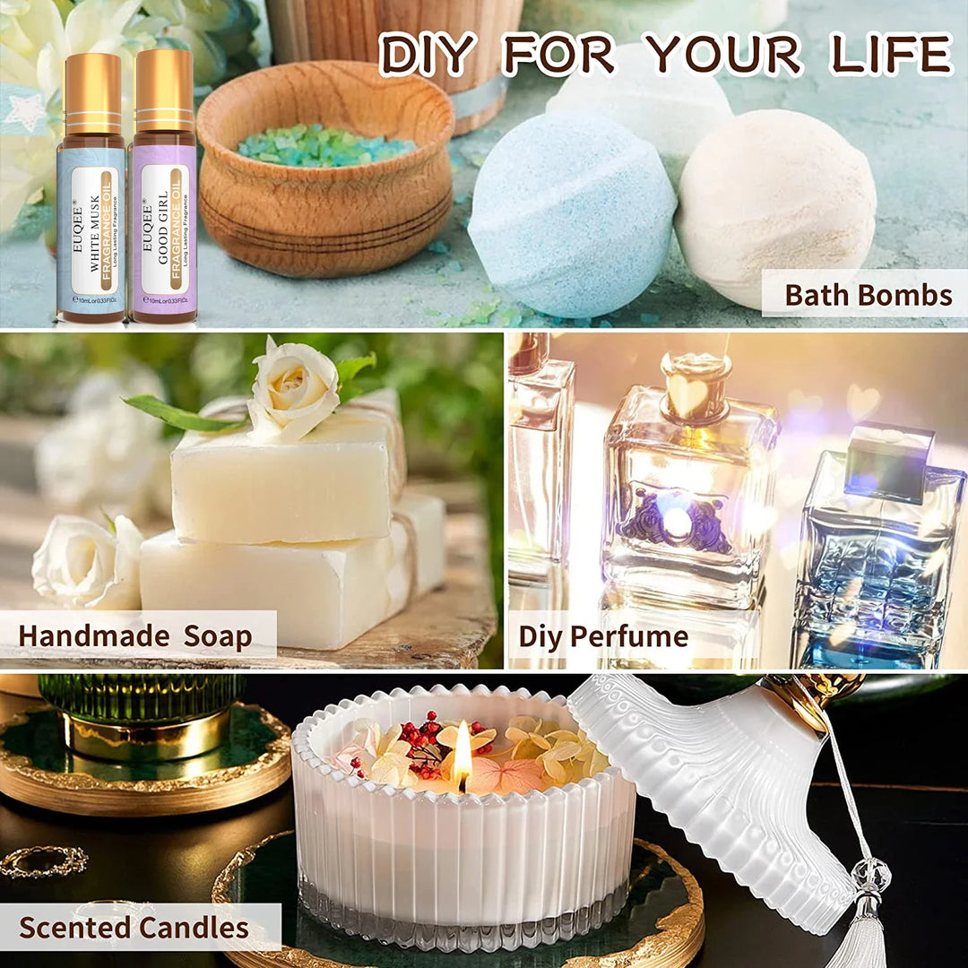 Unisex EUQEE 6pcs Fragrance Oil Set