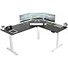 Electric L-Shaped Standing Desk