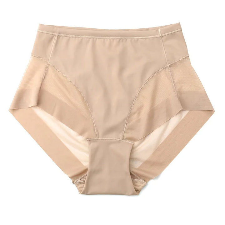 Breathable Mesh Body Sculpting Panties Women's Pants High Elasticity and Comfortable Ice Silk Control Briefs Slimming Underwear