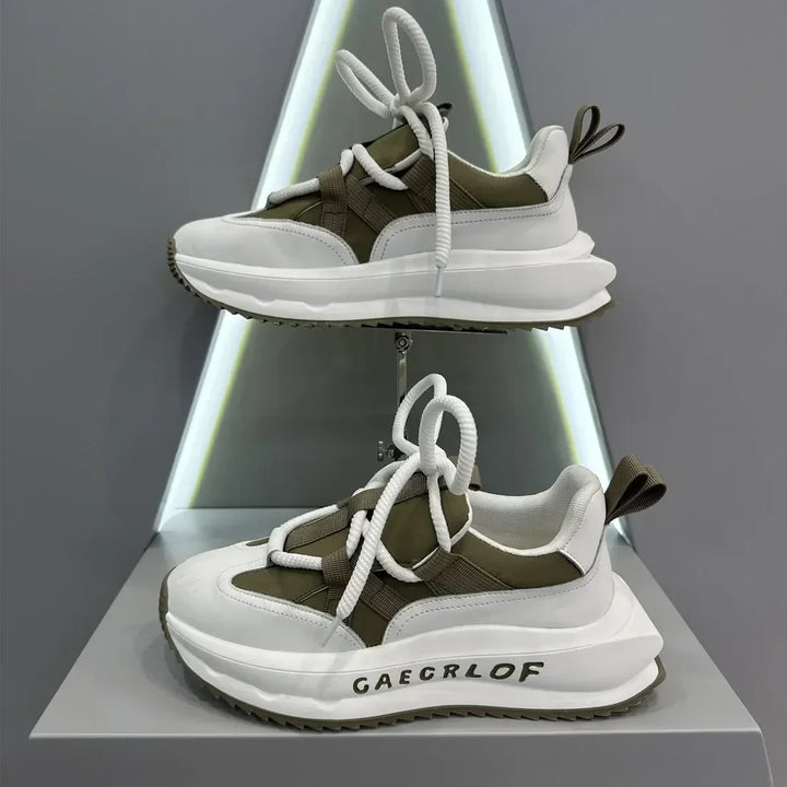 Men Thick Sole Elevated Shoes  Season Comfortable Versatile Breathable Non Slip Sports Shoes Outdoor Travel Casual Shoes