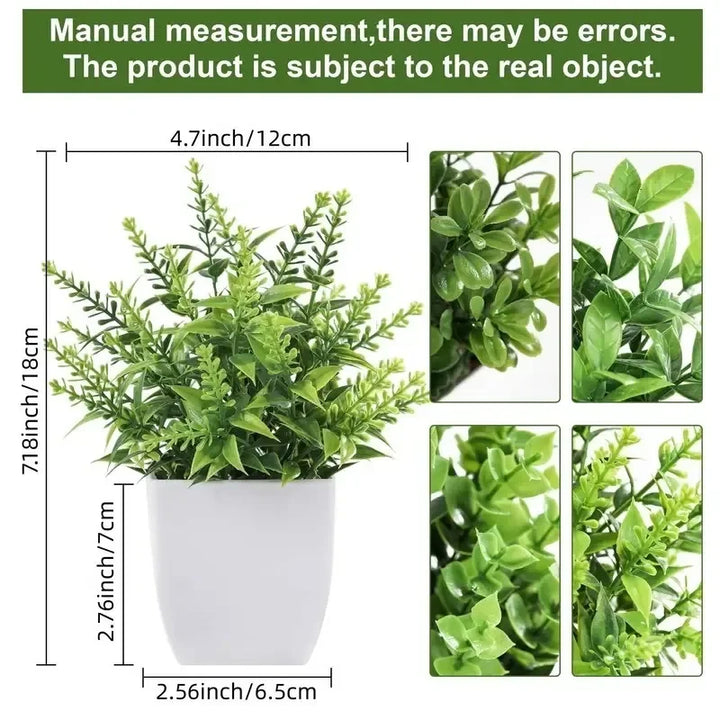 Mini Artificial Eucalyptus Potted Plant