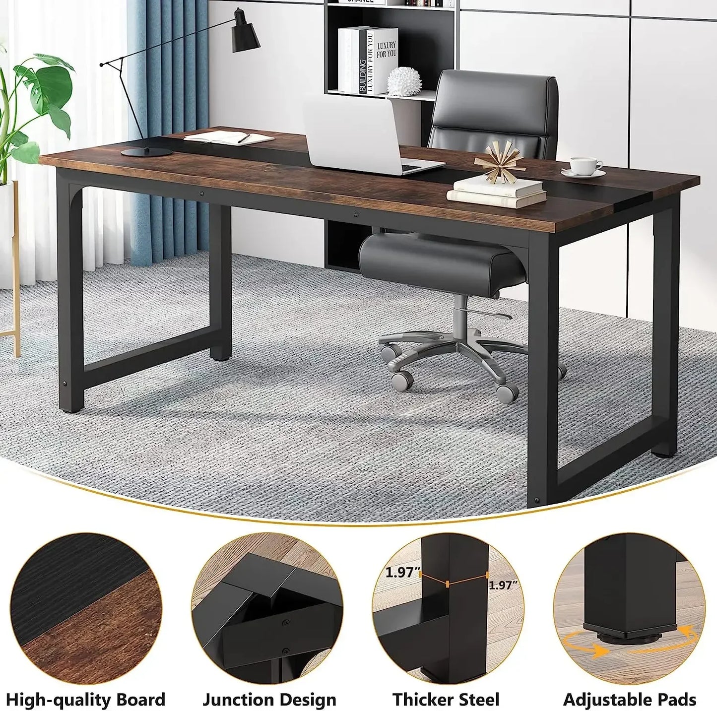 Modern Large Office Computer Desk