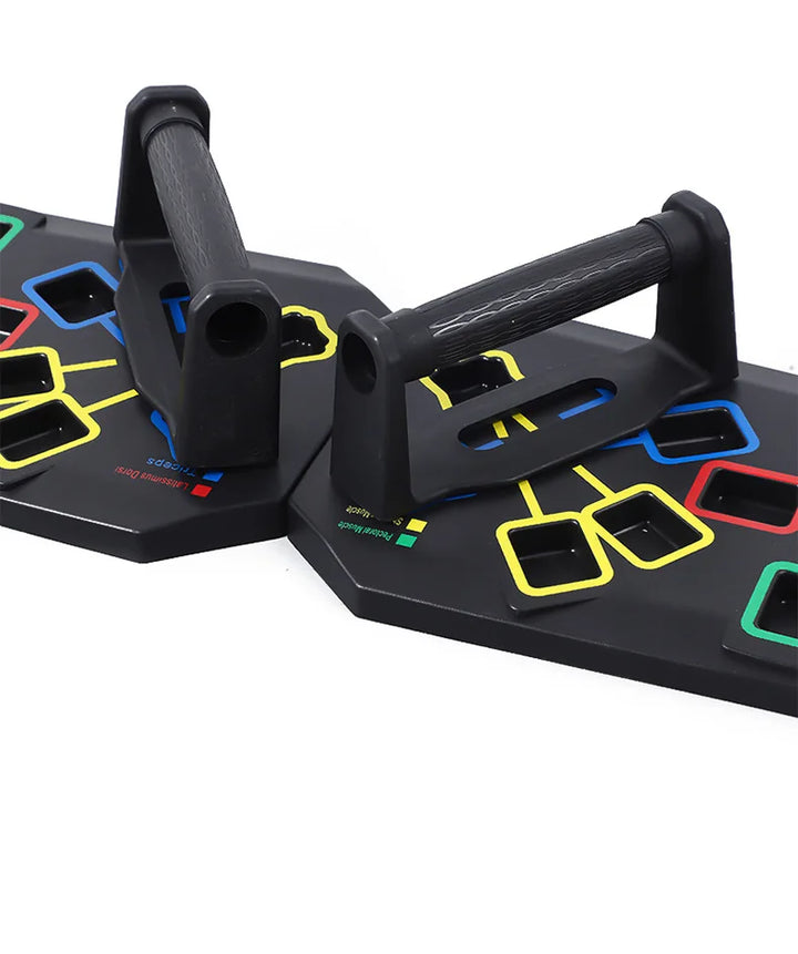 Multifunctional Folding Push Up Board Set Bracket Abdominal Muscle Training Equipment Portable Push Up Board Exercise Training
