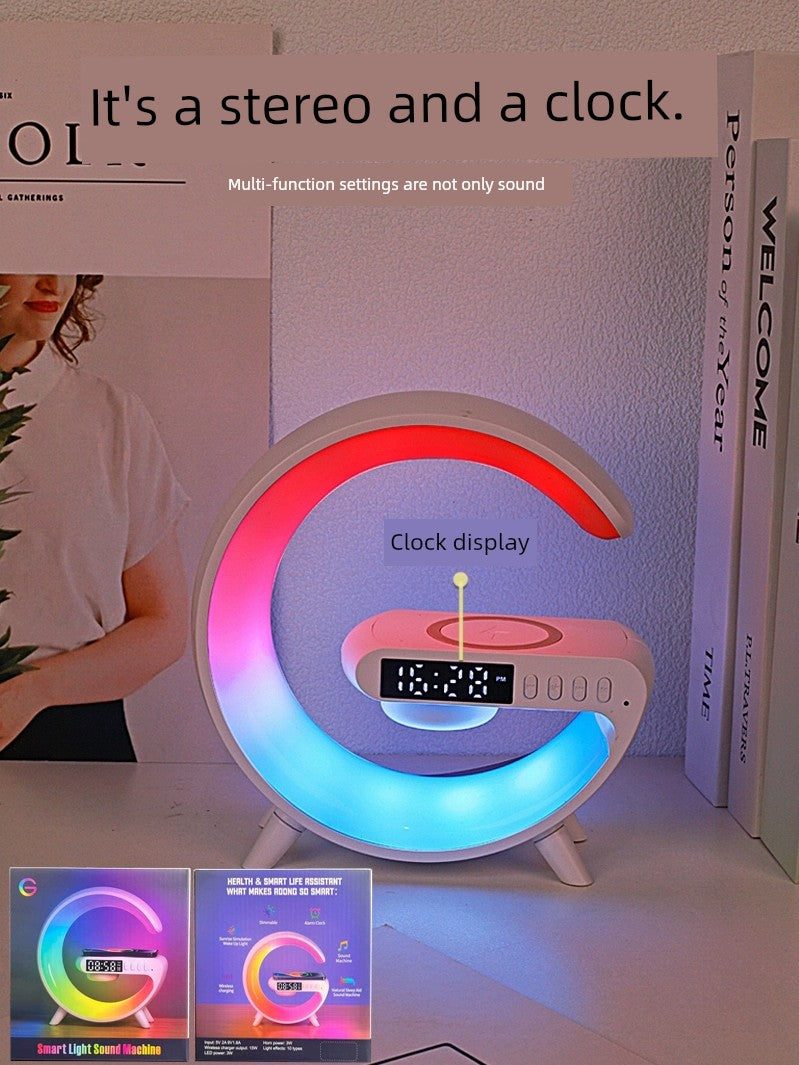 Wireless Charging Atmosphere Speaker Girl Fancy Night Light