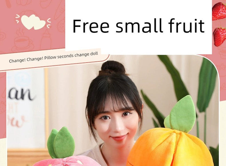 Pacify Transformation Girl Gift Sleep Hug Strawberry Rabbit