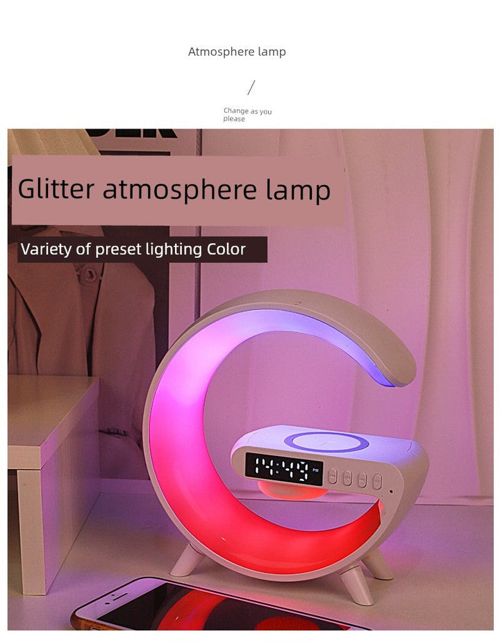 Wireless Charging Atmosphere Speaker Girl Fancy Night Light